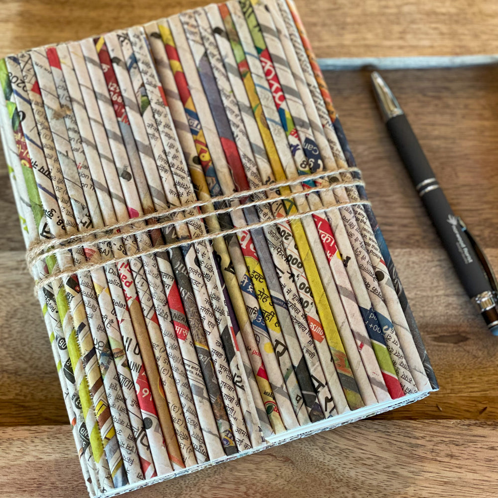Recycled Rolled Newspaper Journal