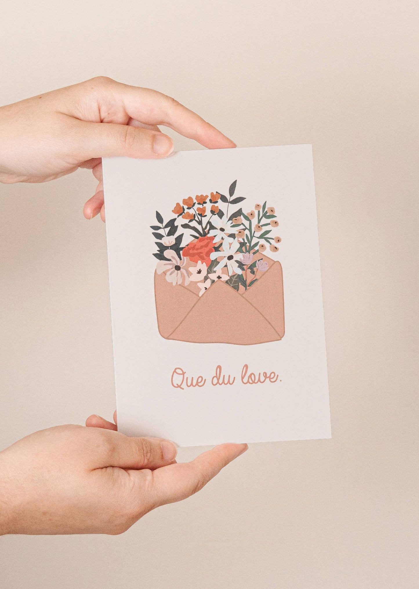 
                  
                    Que du love Greeting Card
                  
                