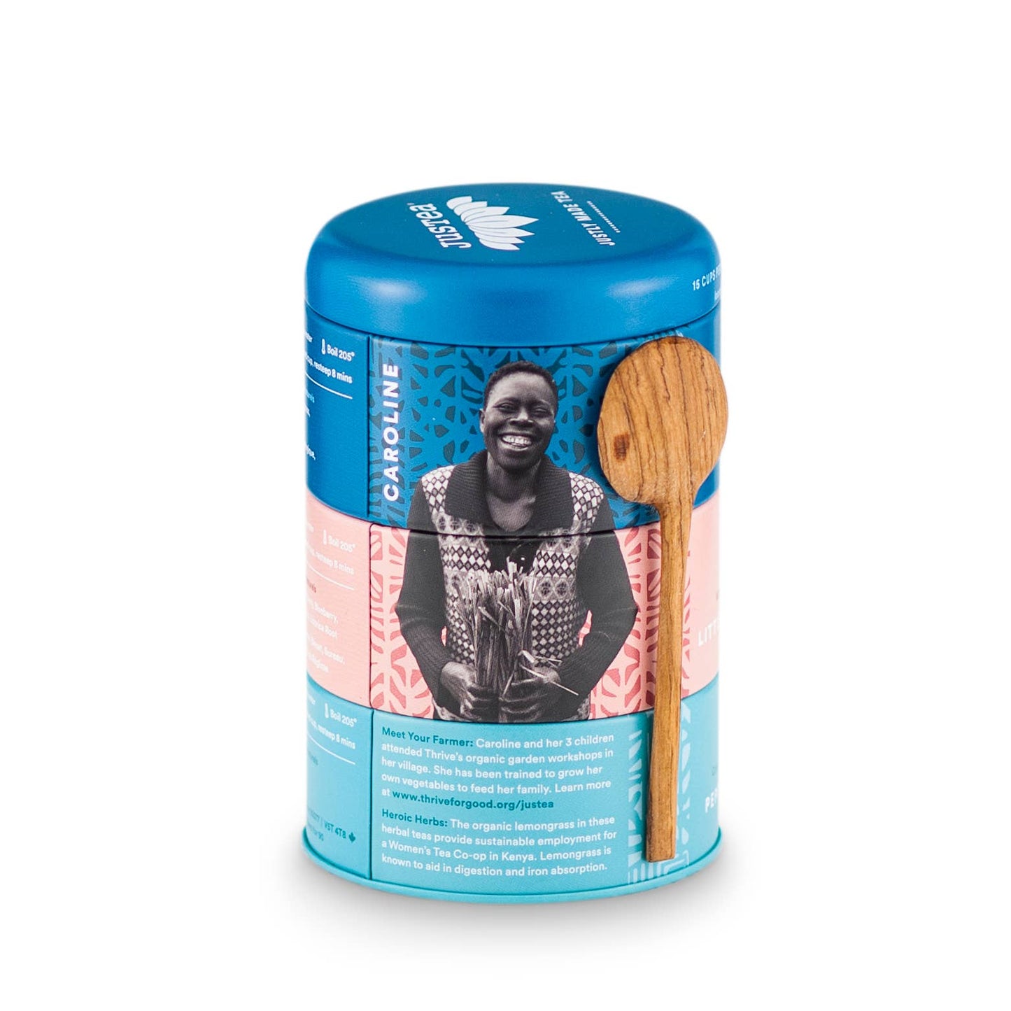 
                  
                    Herbal Tea Trio Tin & Spoon - Organic, Fair-Trade Tea Gift
                  
                