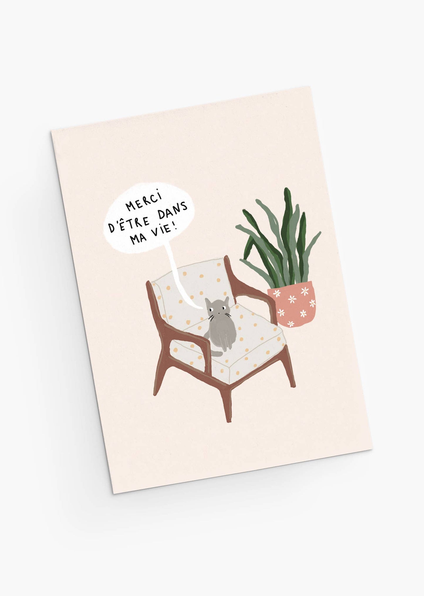 
                  
                    Thank you for being in my life Greeting Card (french)
                  
                