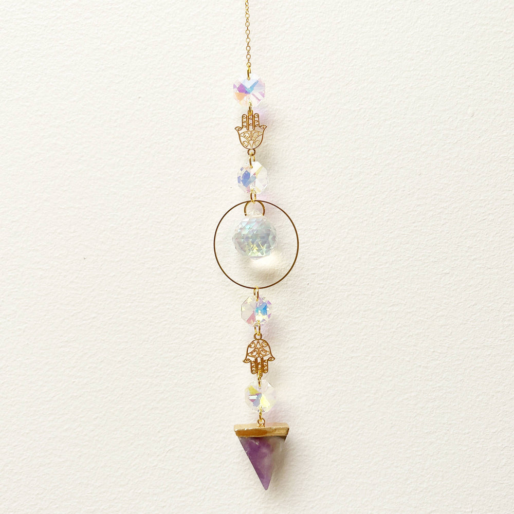 Double Hamsa Suncatcher