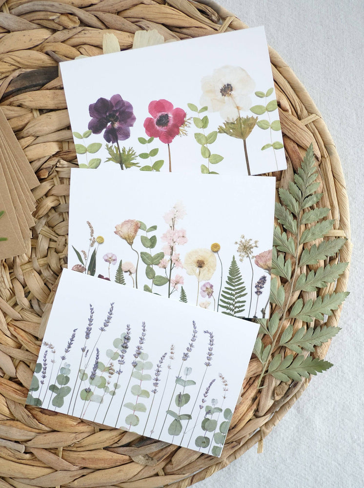 
                  
                    Garden Inspired Pressed Flower Note Card Set
                  
                