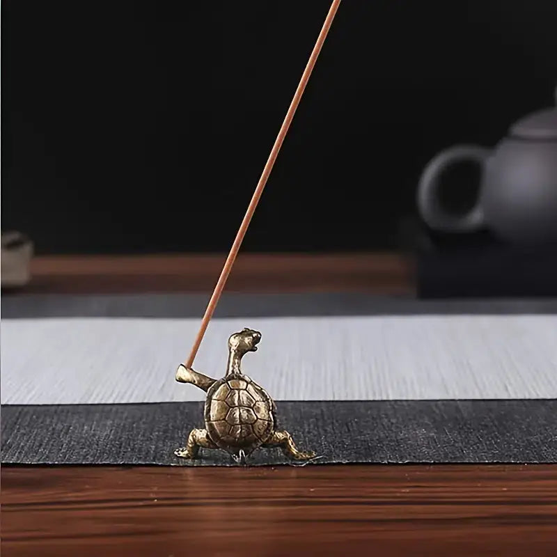 
                  
                    Kung Fu Turtle Incense Holder Bronze/Copper Unique Piece: Bronze
                  
                