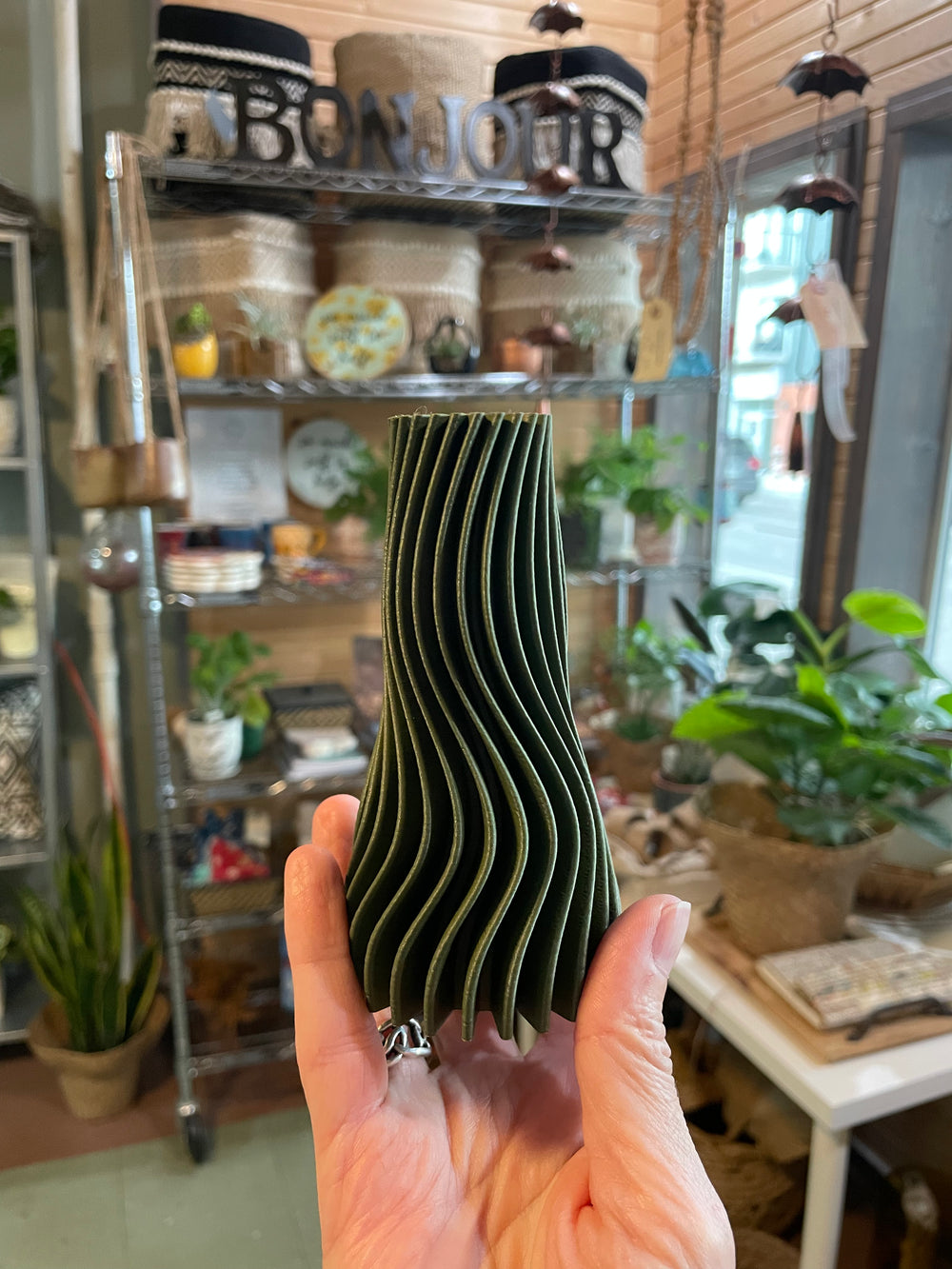 Mini Spiral 3D Printed Vase – shop-kado