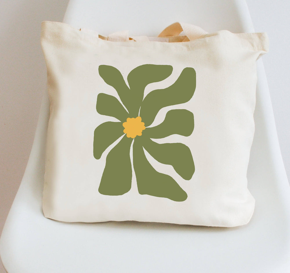 Boho Flower Tote Bag Canvas Floral Beach Bags