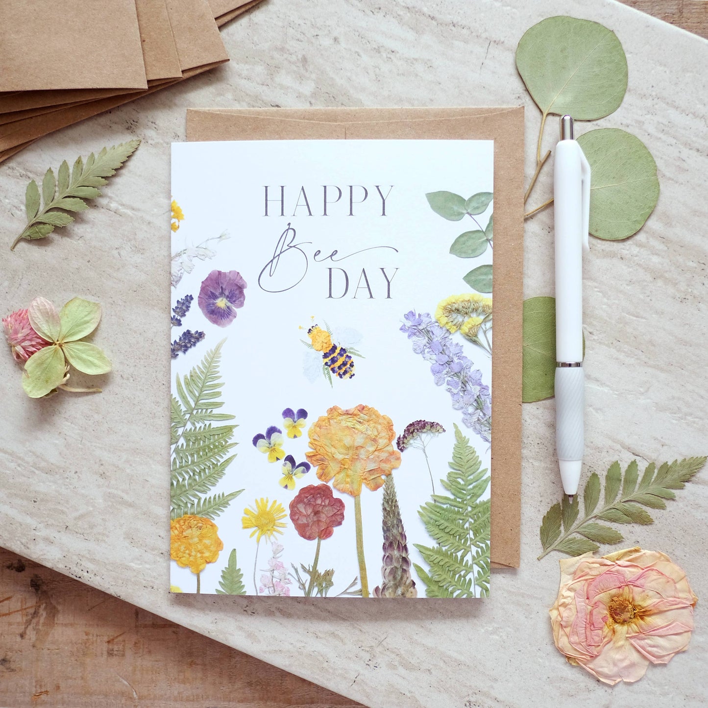 
                  
                    Happy BEE Day! Greeting Card
                  
                