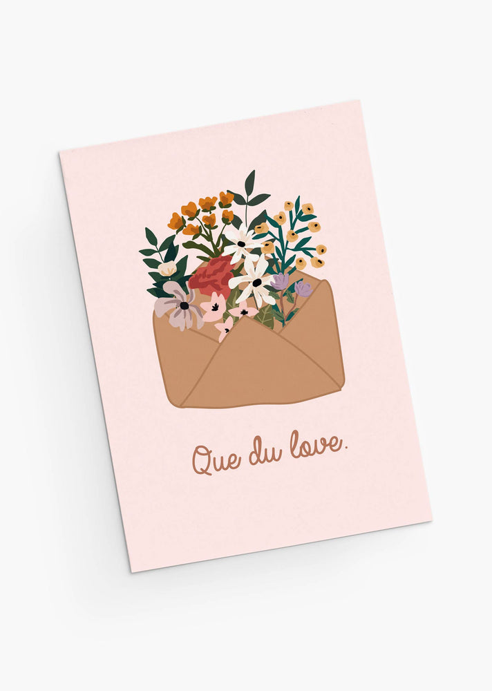 
                  
                    Que du love Greeting Card
                  
                