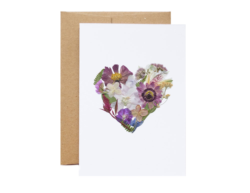 
                  
                    Flower Heart Greeting Card
                  
                