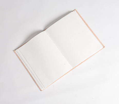 Floral Embossed Leather Journal